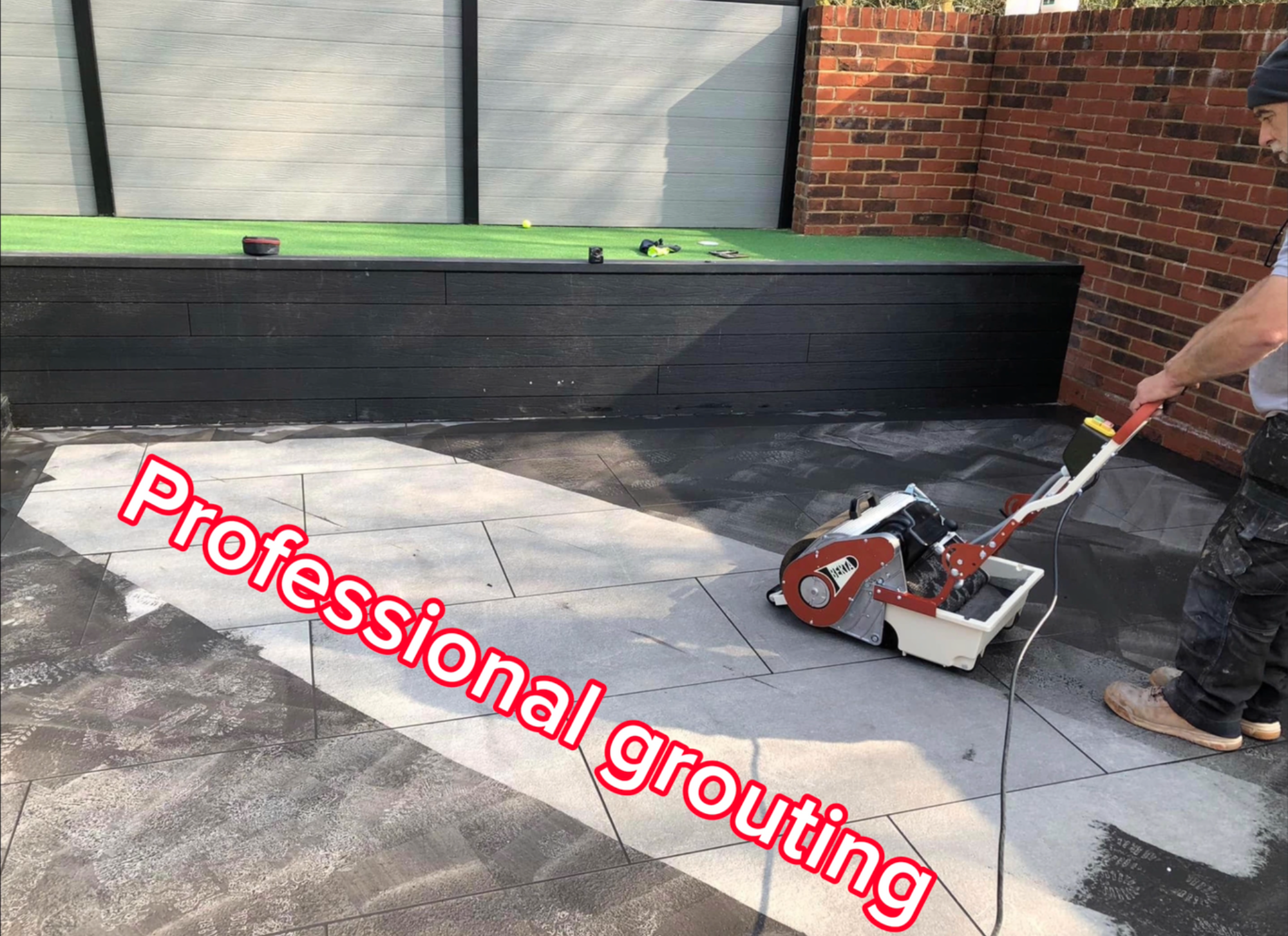 Professional grouting